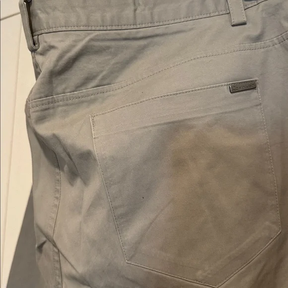 Men's Gray Pants Slim fit